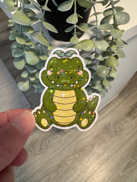 Sticker Krokodil kawaii