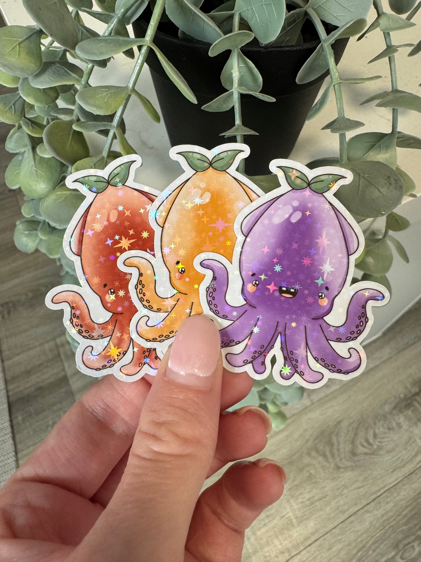 Sticker Kalmar kawaii