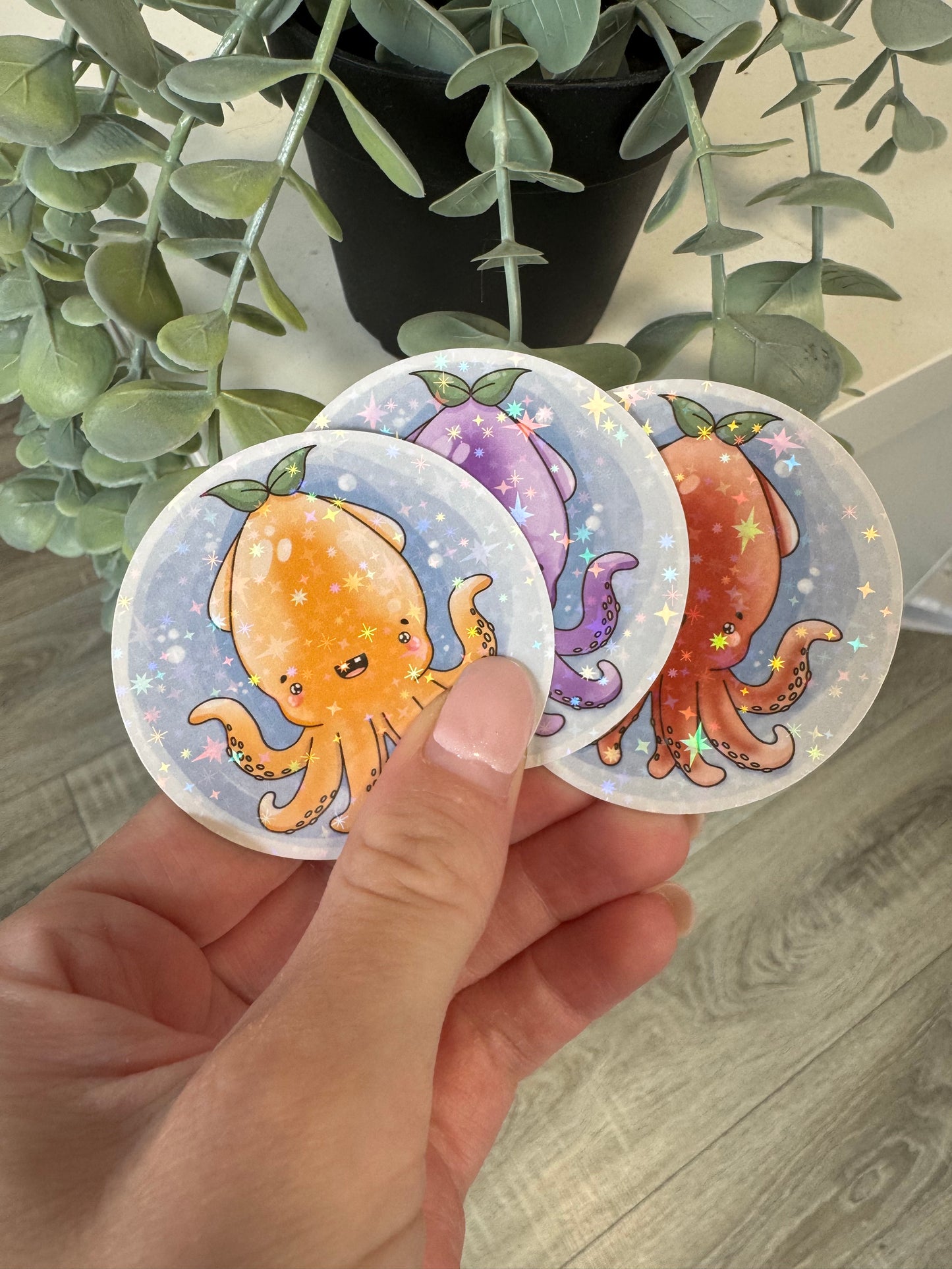 Sticker Kalmar kawaii