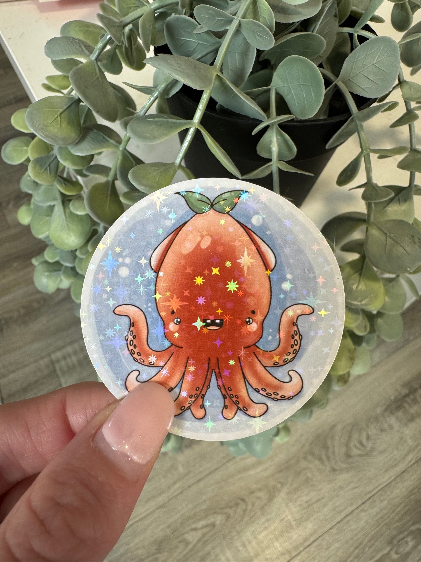 Sticker Kalmar kawaii