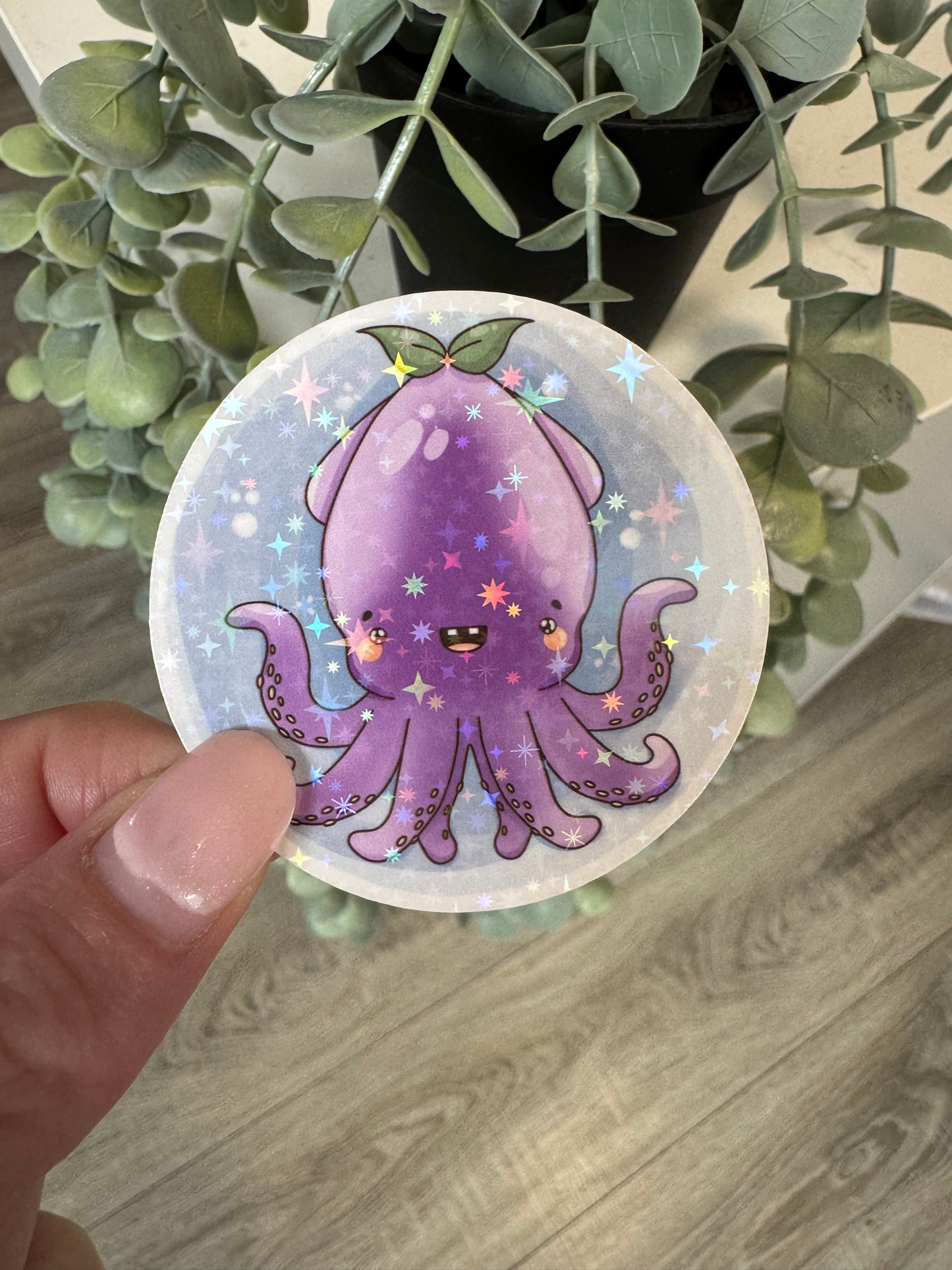 Sticker Kalmar kawaii