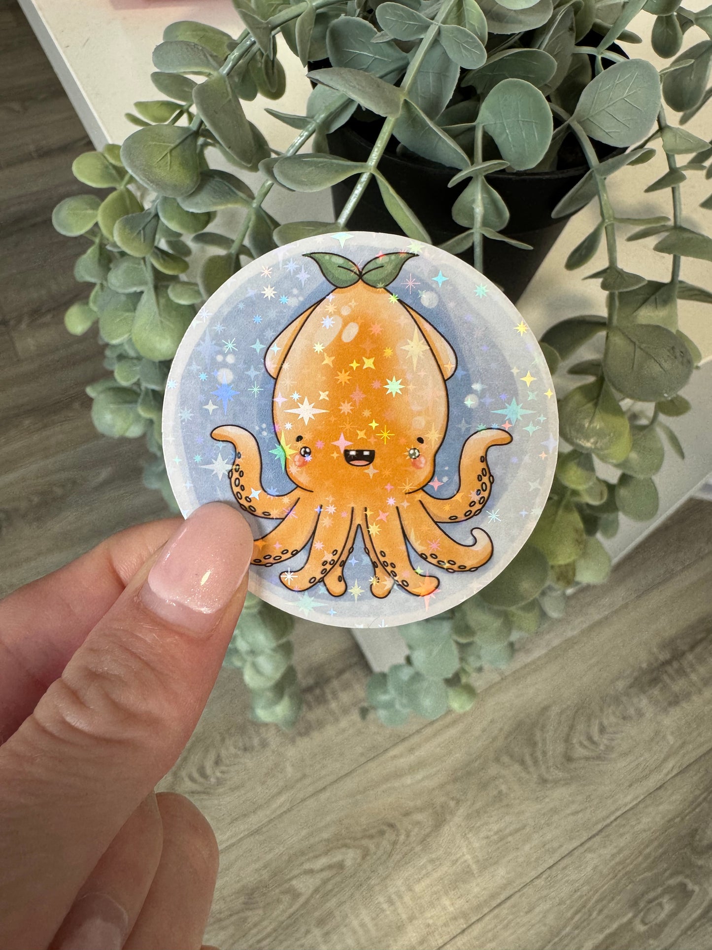 Sticker Kalmar kawaii