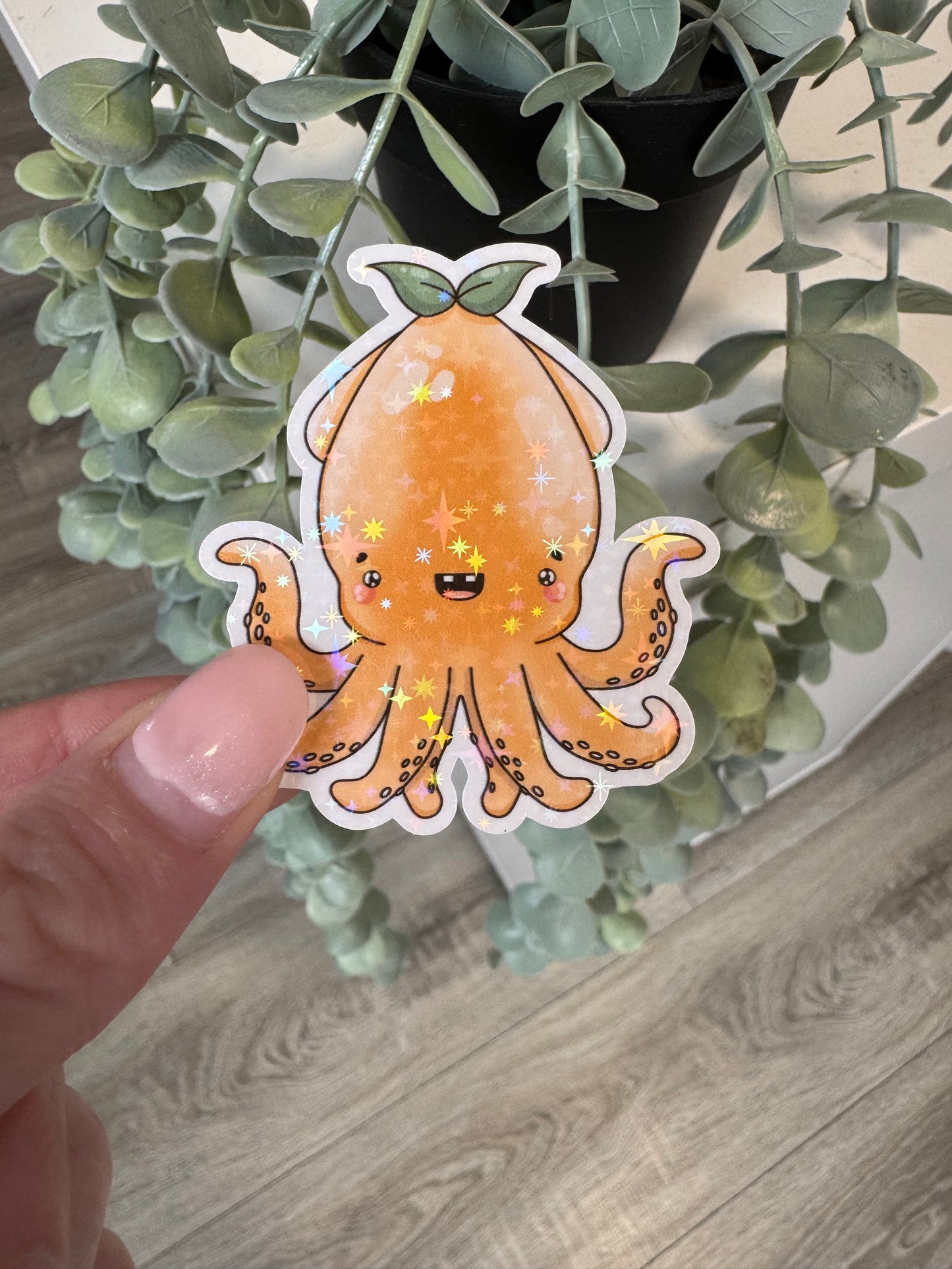 Sticker Kalmar kawaii