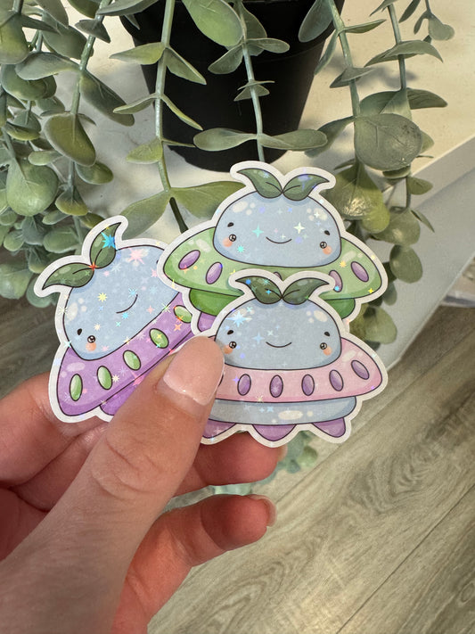 Sticker Ufo kawaii