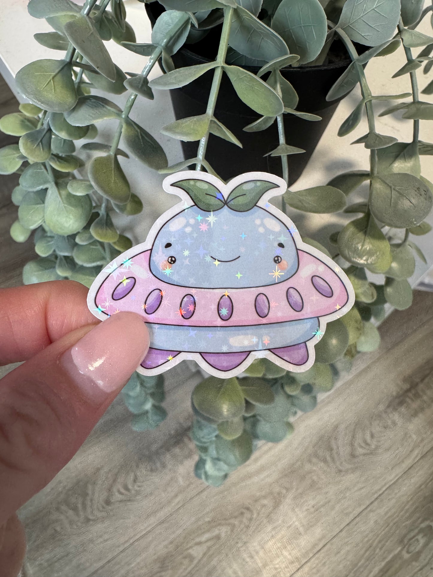 Sticker Ufo kawaii