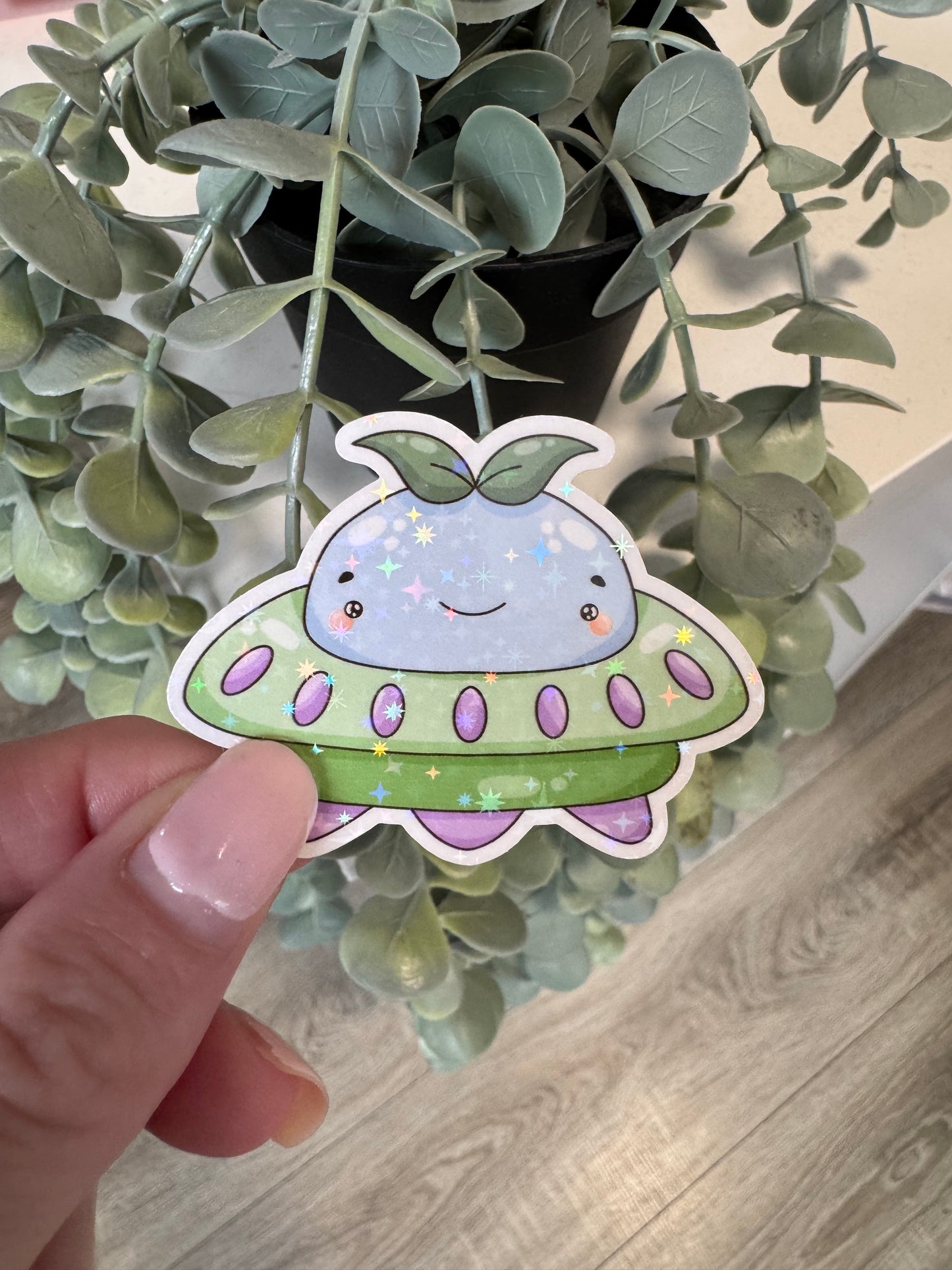 Sticker Ufo kawaii