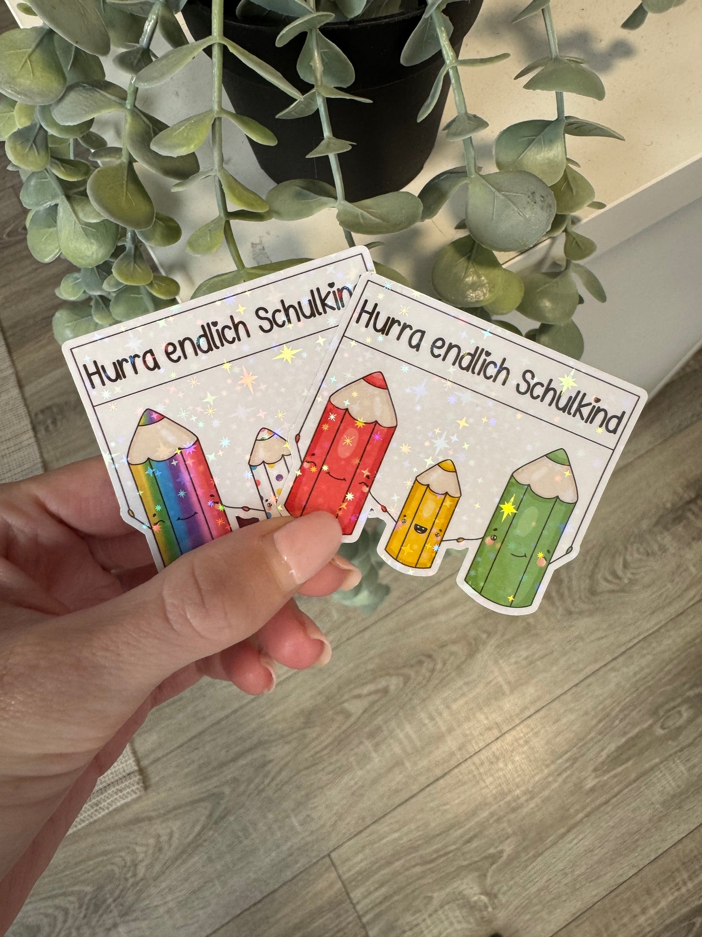 Sticker Stift Einschulung kawaii