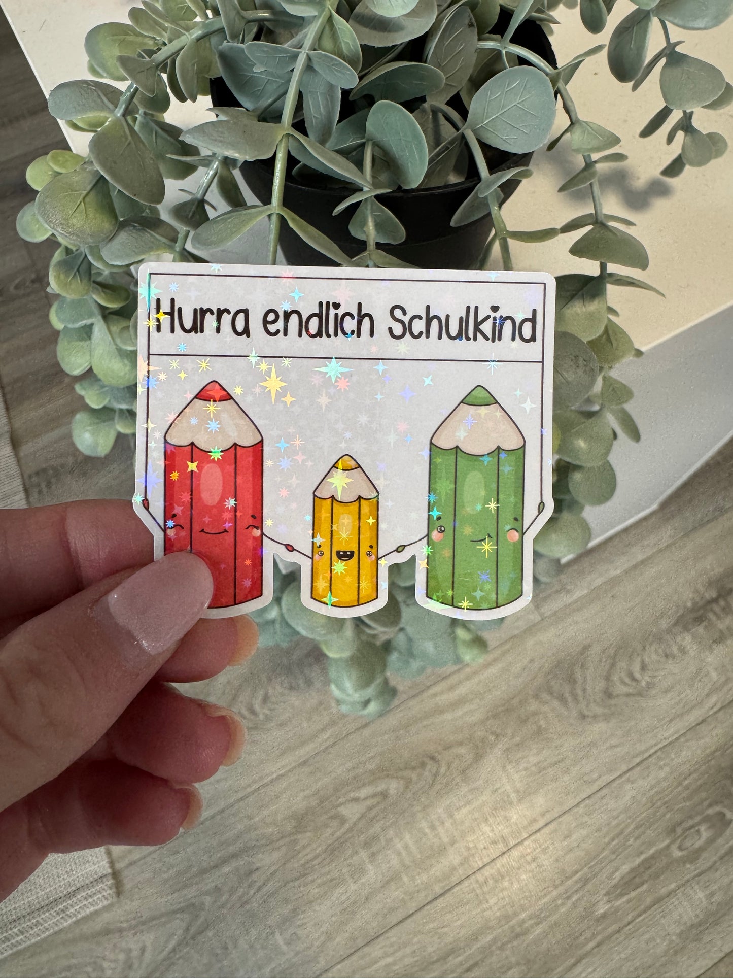 Sticker Stift Einschulung kawaii