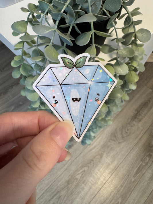 Sticker Diamant kawaii