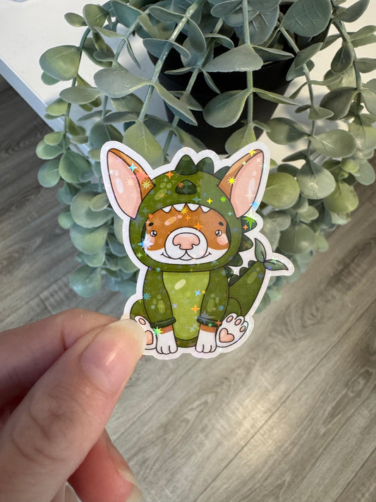 Sticker Dino als Dinosaurier kawaii