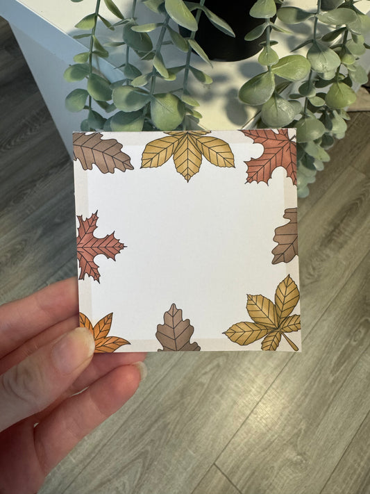 Notizblock mini Herbst