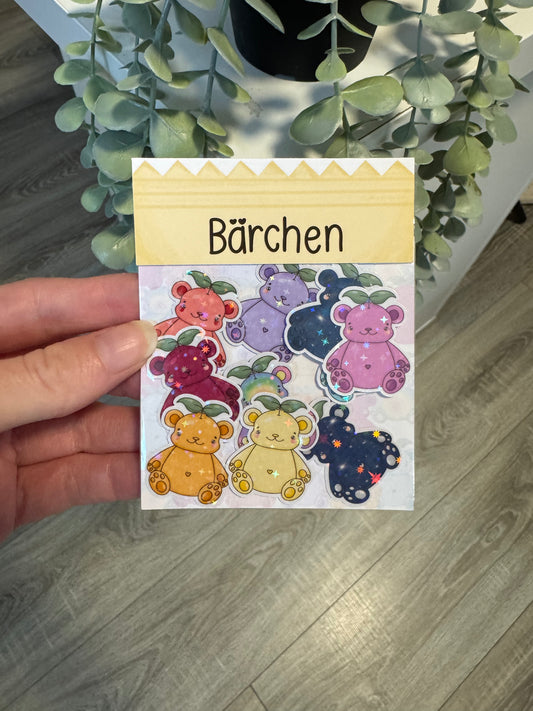 Tüte Gummibärchen kawaii Sticker