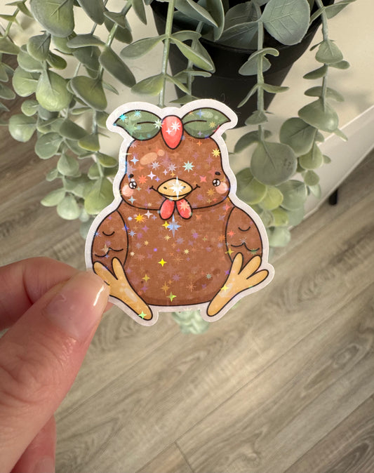 Sticker Huhn kawaii