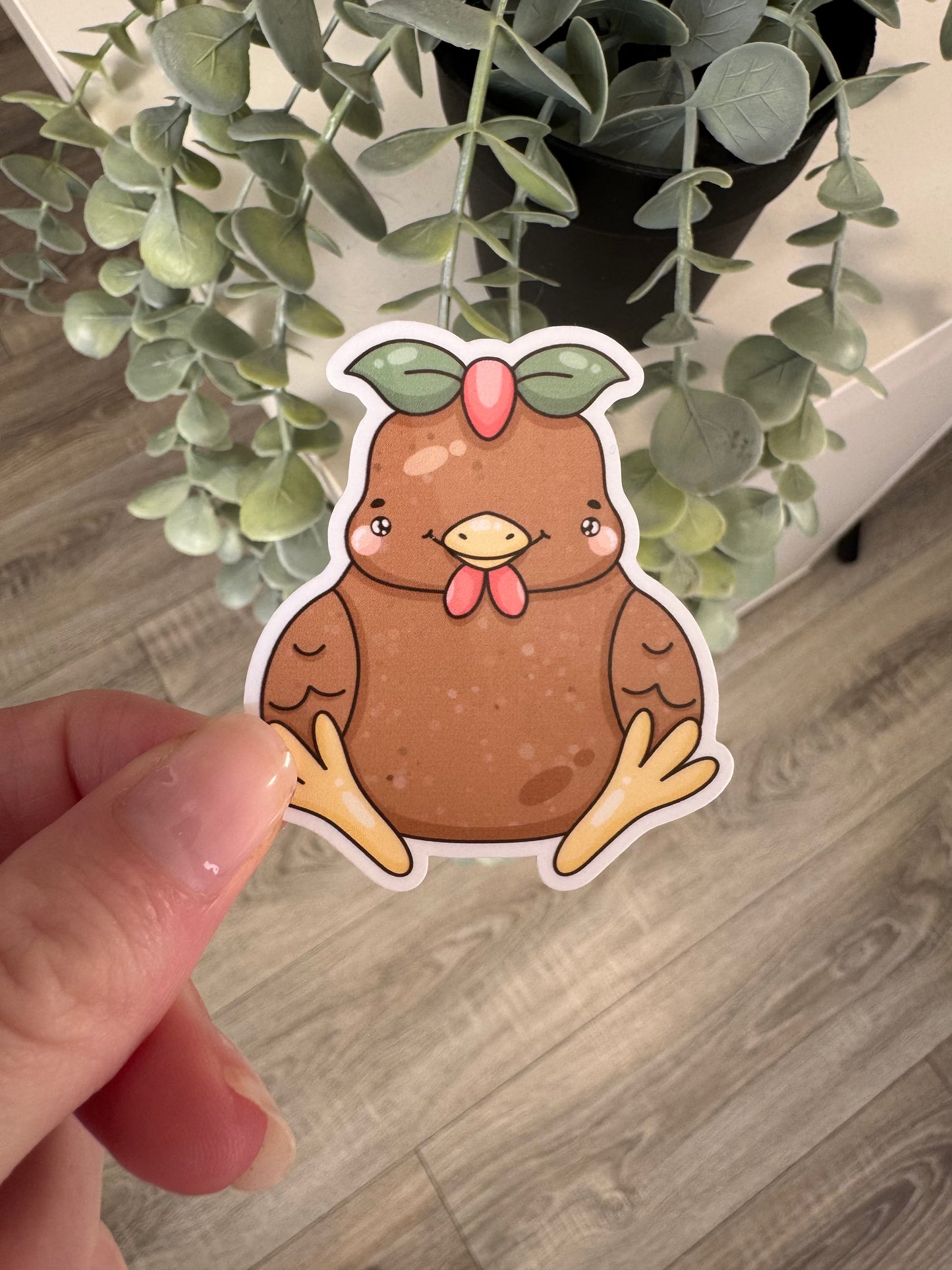 Sticker Huhn kawaii