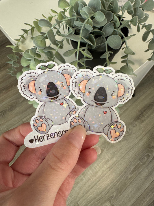 Sticker Koala kawaii Herzensmensch