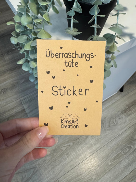 Überraschungstüte Sticker