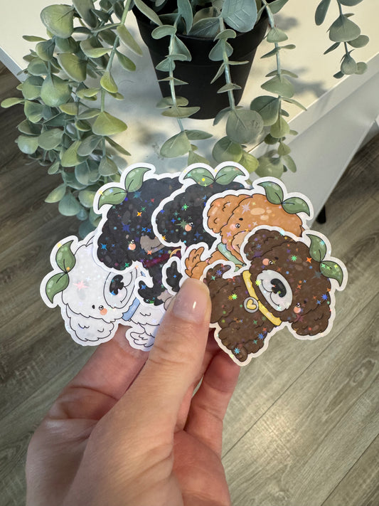 Sticker Maltipoo Hund kawaii