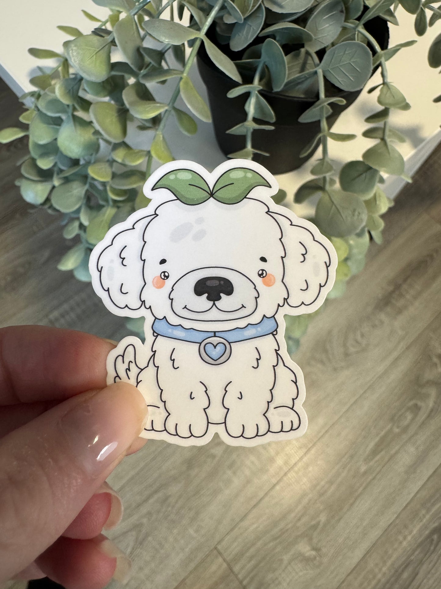 Sticker Maltipoo Hund kawaii