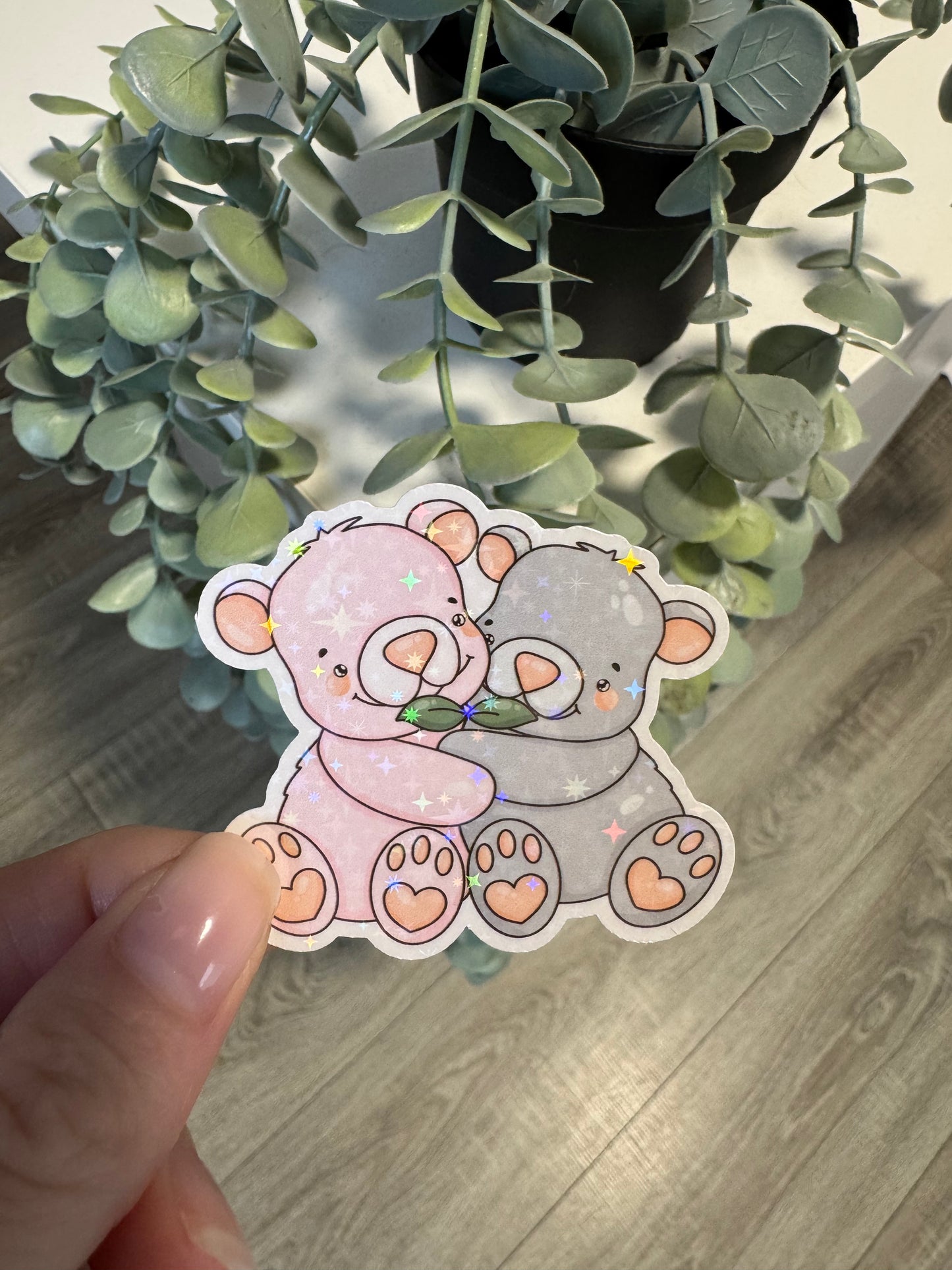 Sticker Bär Umarmung