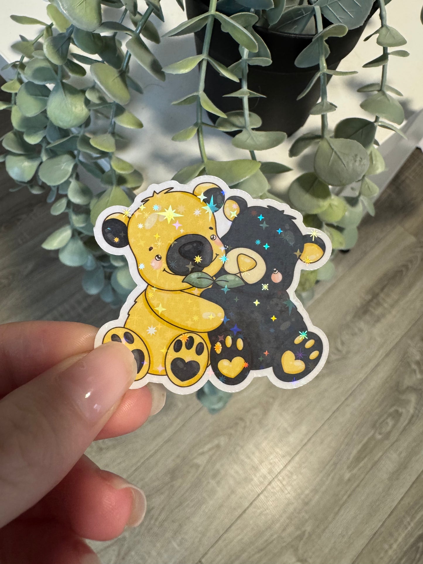 Sticker Bär Umarmung