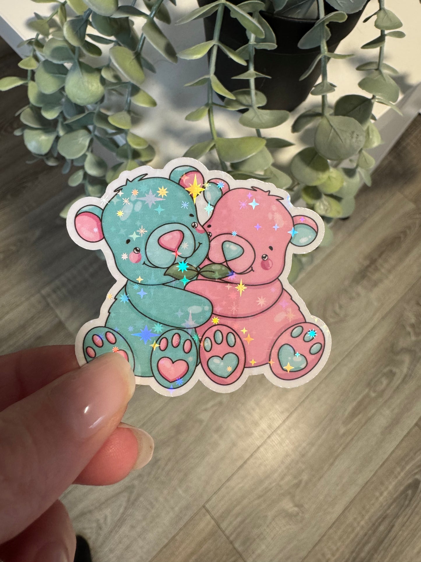 Sticker Bär Umarmung