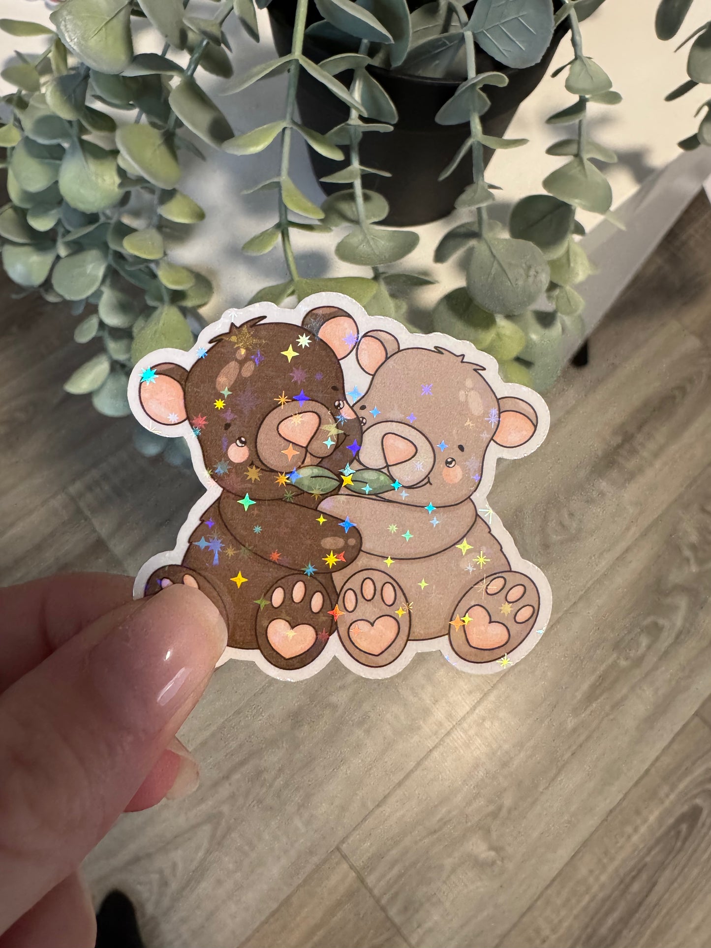 Sticker Bär Umarmung