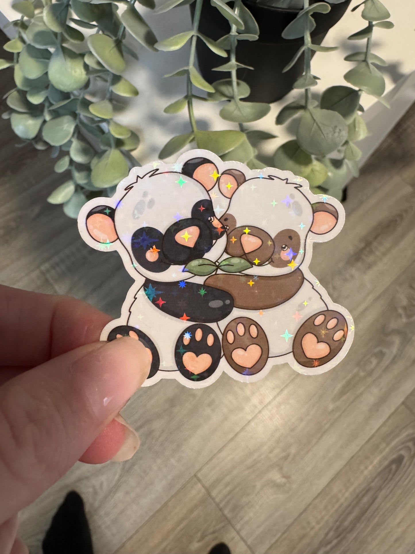 Sticker Bär Umarmung