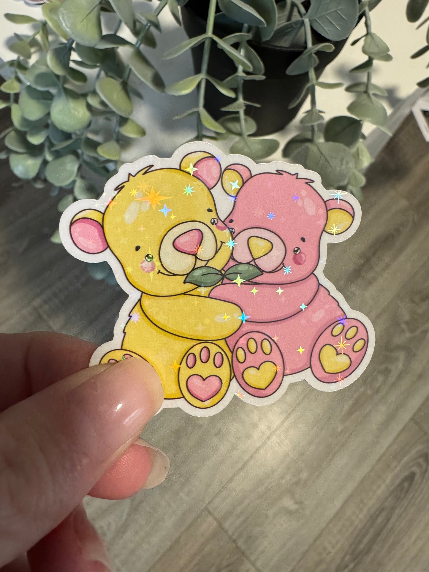 Sticker Bär Umarmung