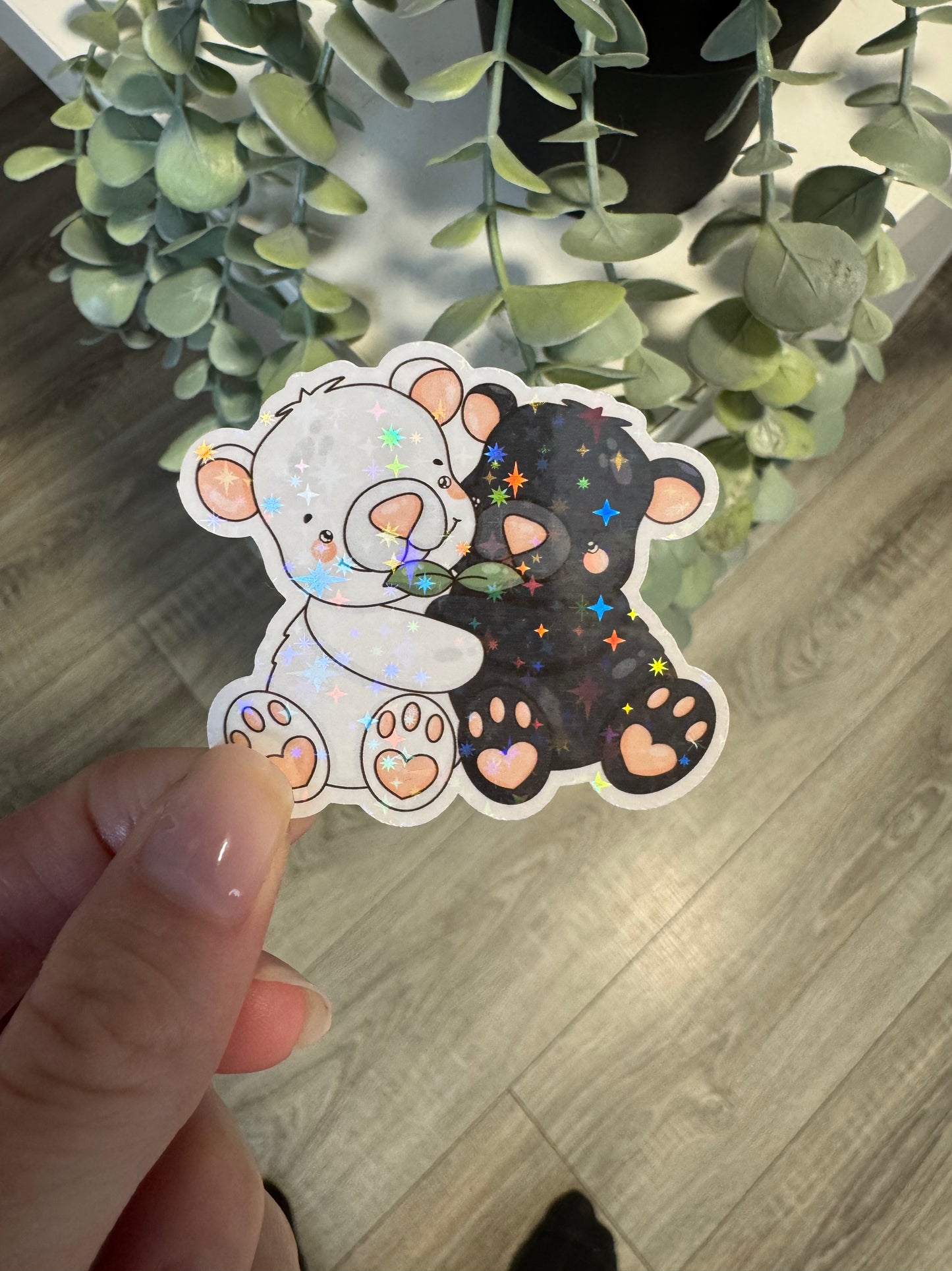 Sticker Bär Umarmung