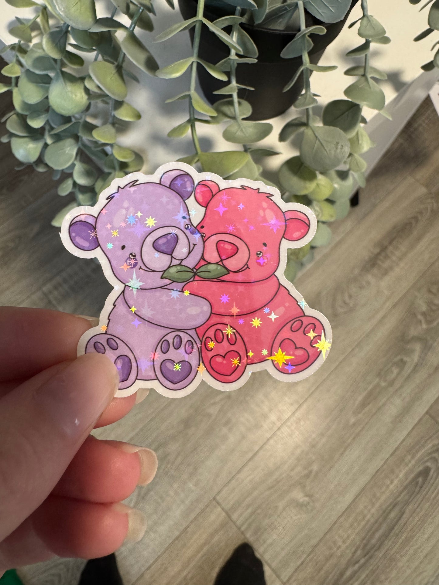 Sticker Bär Umarmung