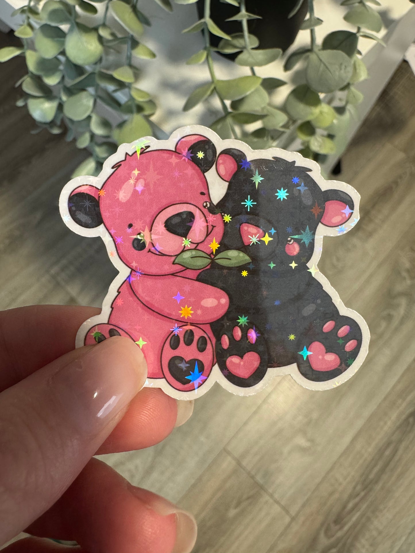 Sticker Bär Umarmung