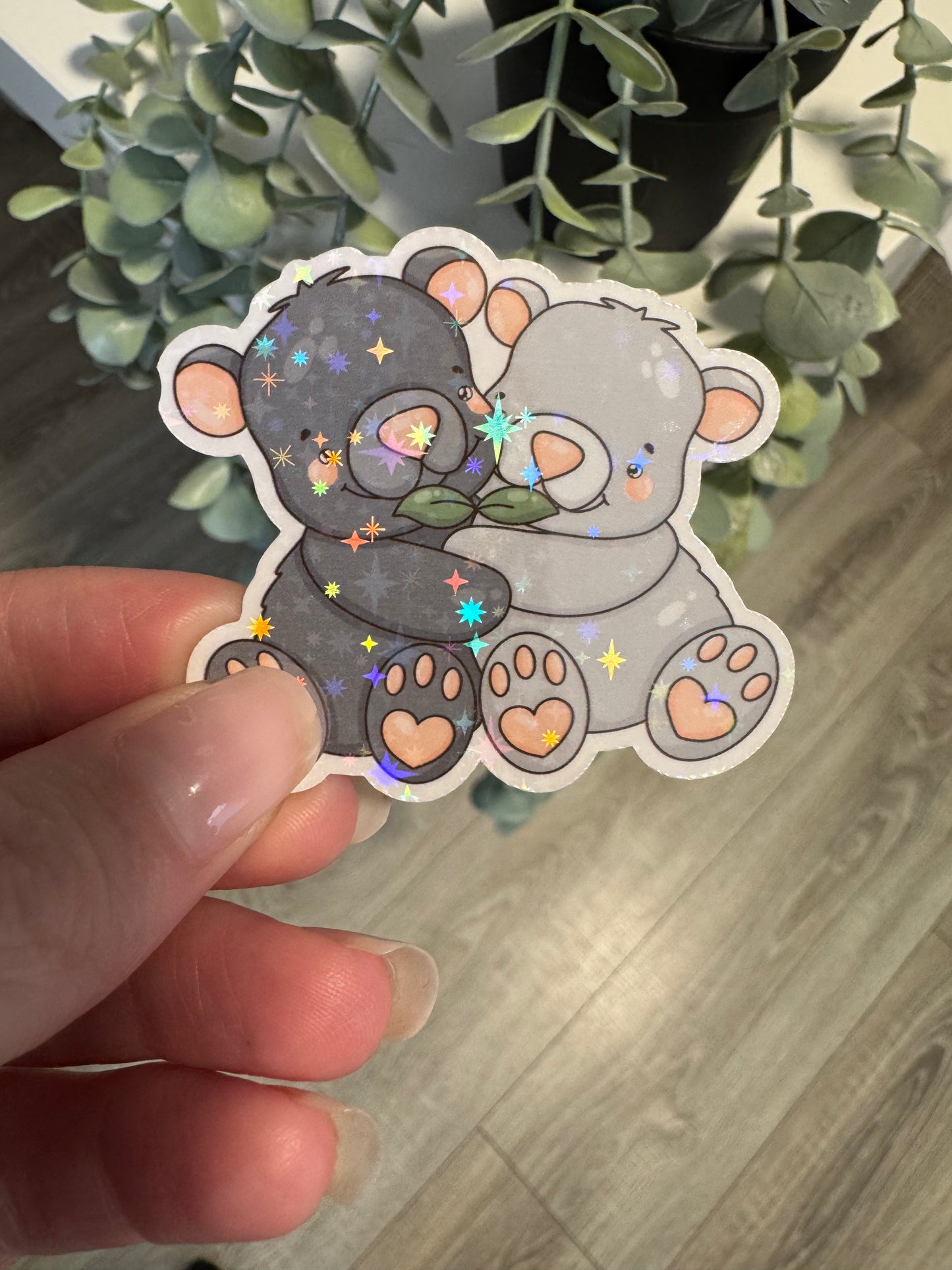 Sticker Bär Umarmung