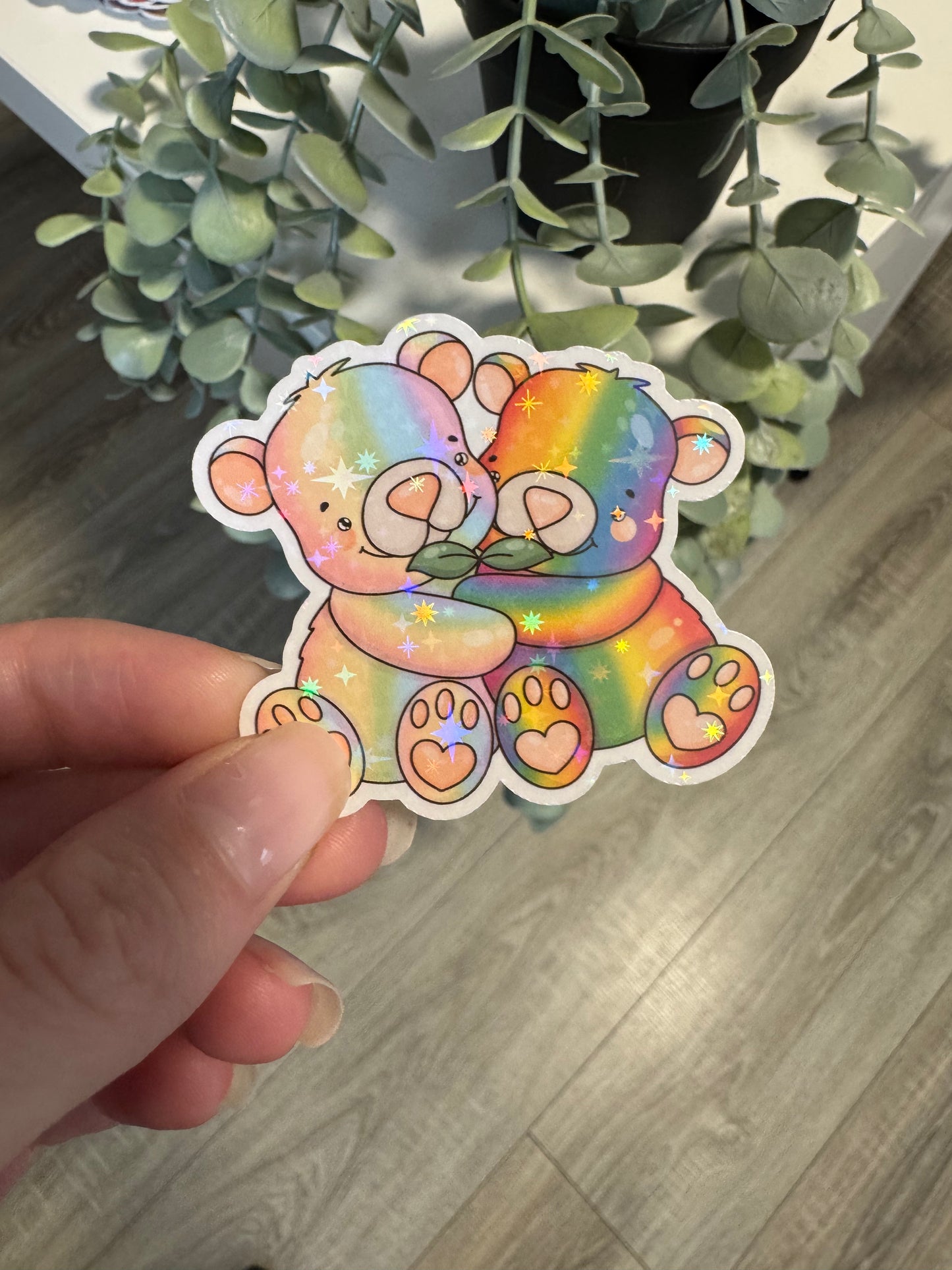Sticker Bär Umarmung