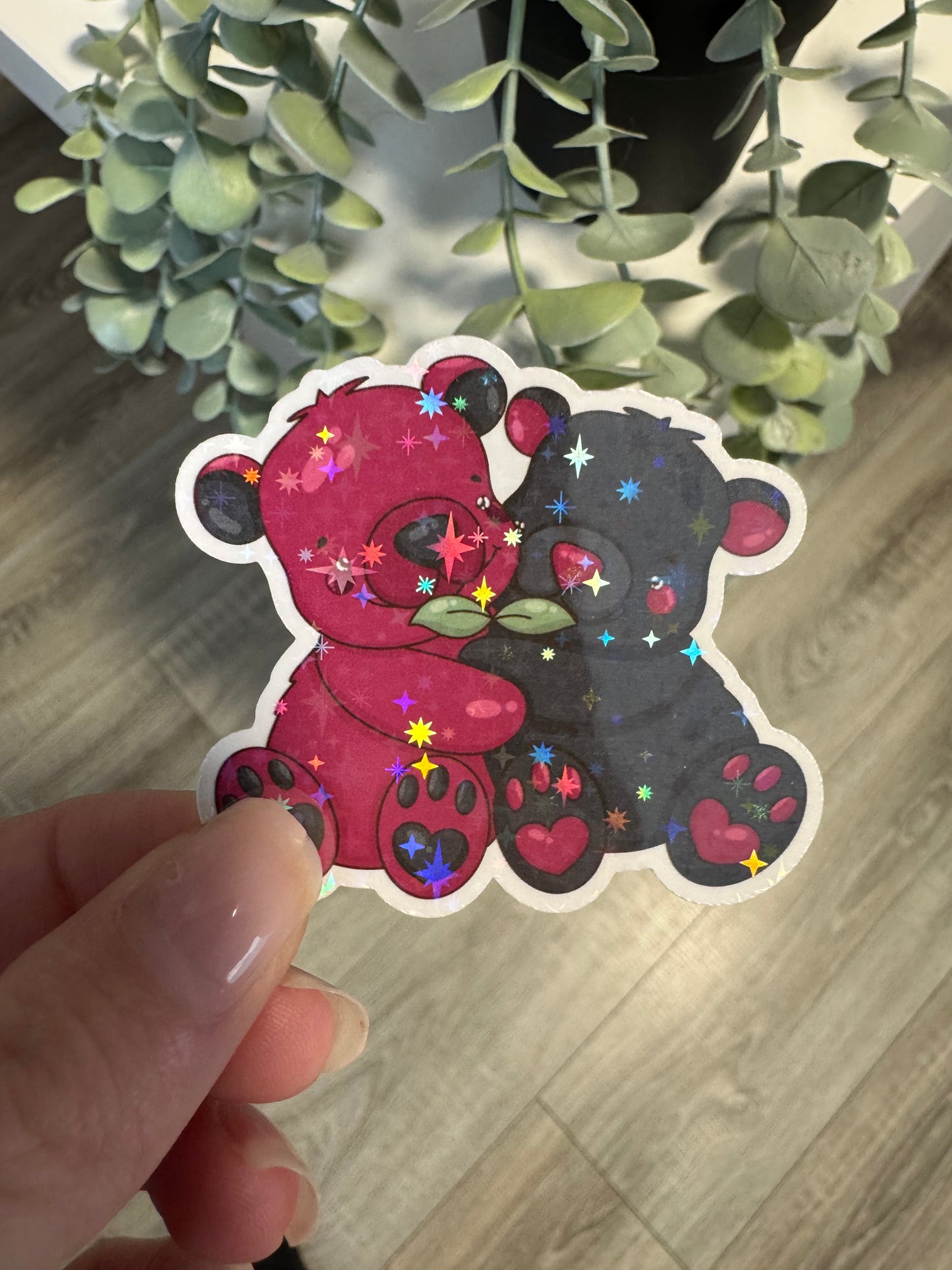 Sticker Bär Umarmung