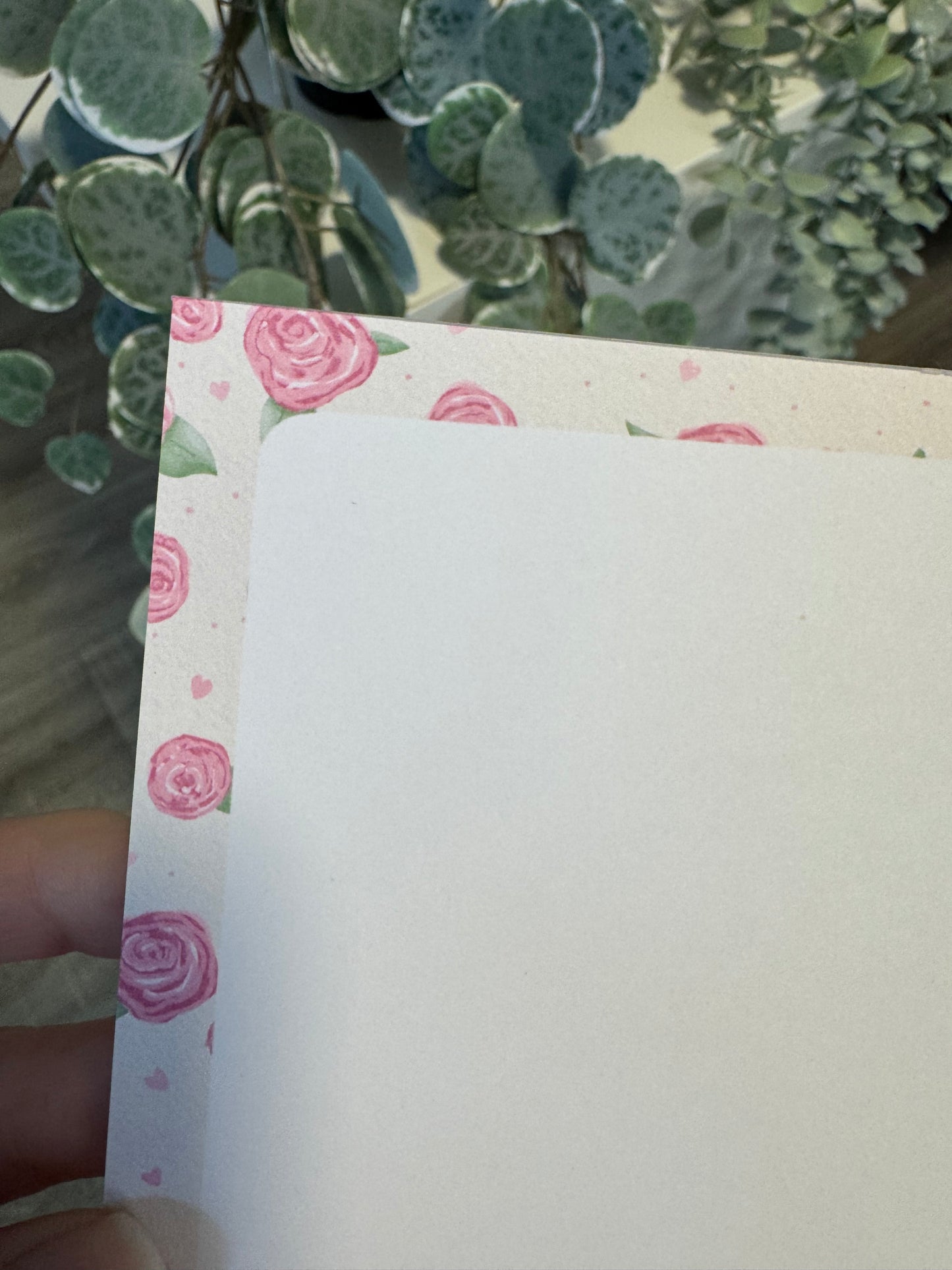 Notizblock vintage Rosen