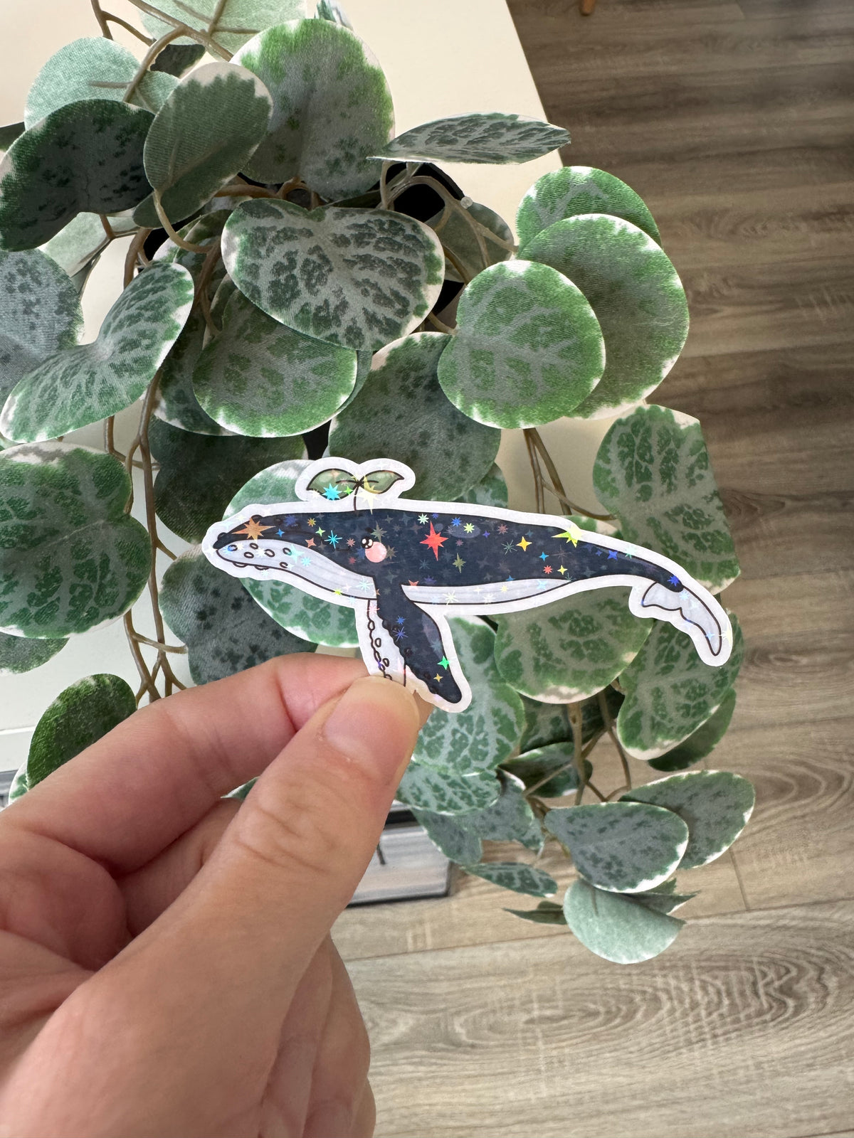 Sticker Buckelwal kawaii