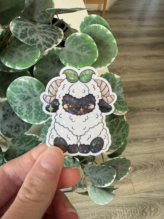 Sticker Schwarznasenschaf kawaii