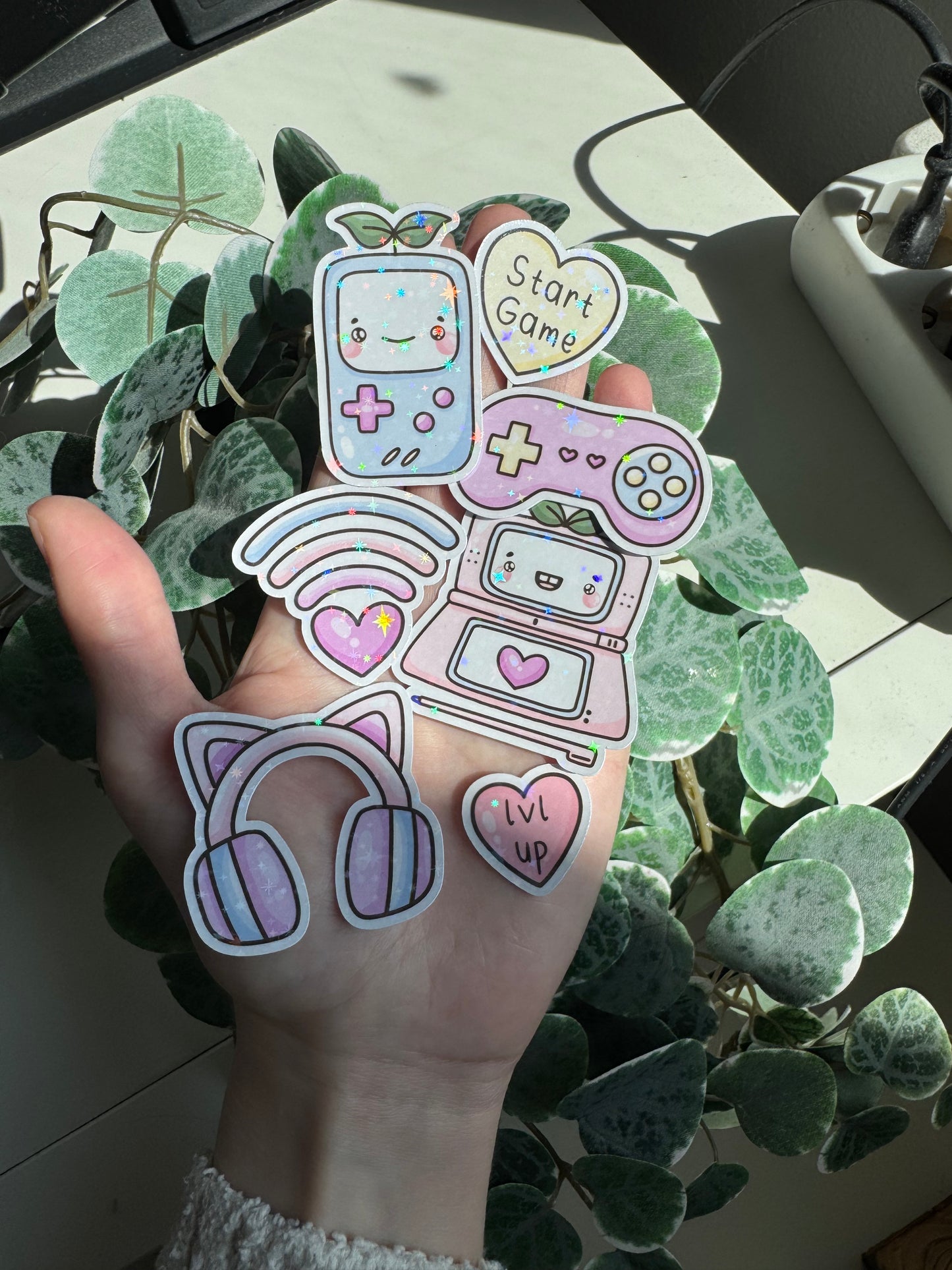 Sticker Gamer mehrfarbig kawaii