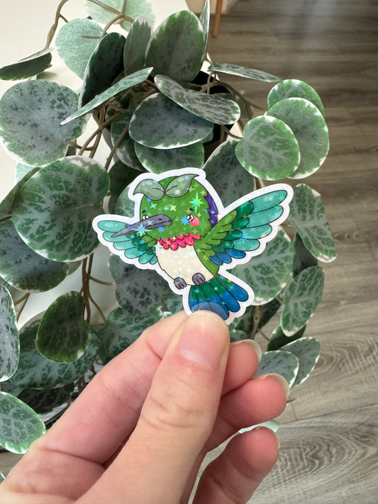 Sticker Kolibri kawaii