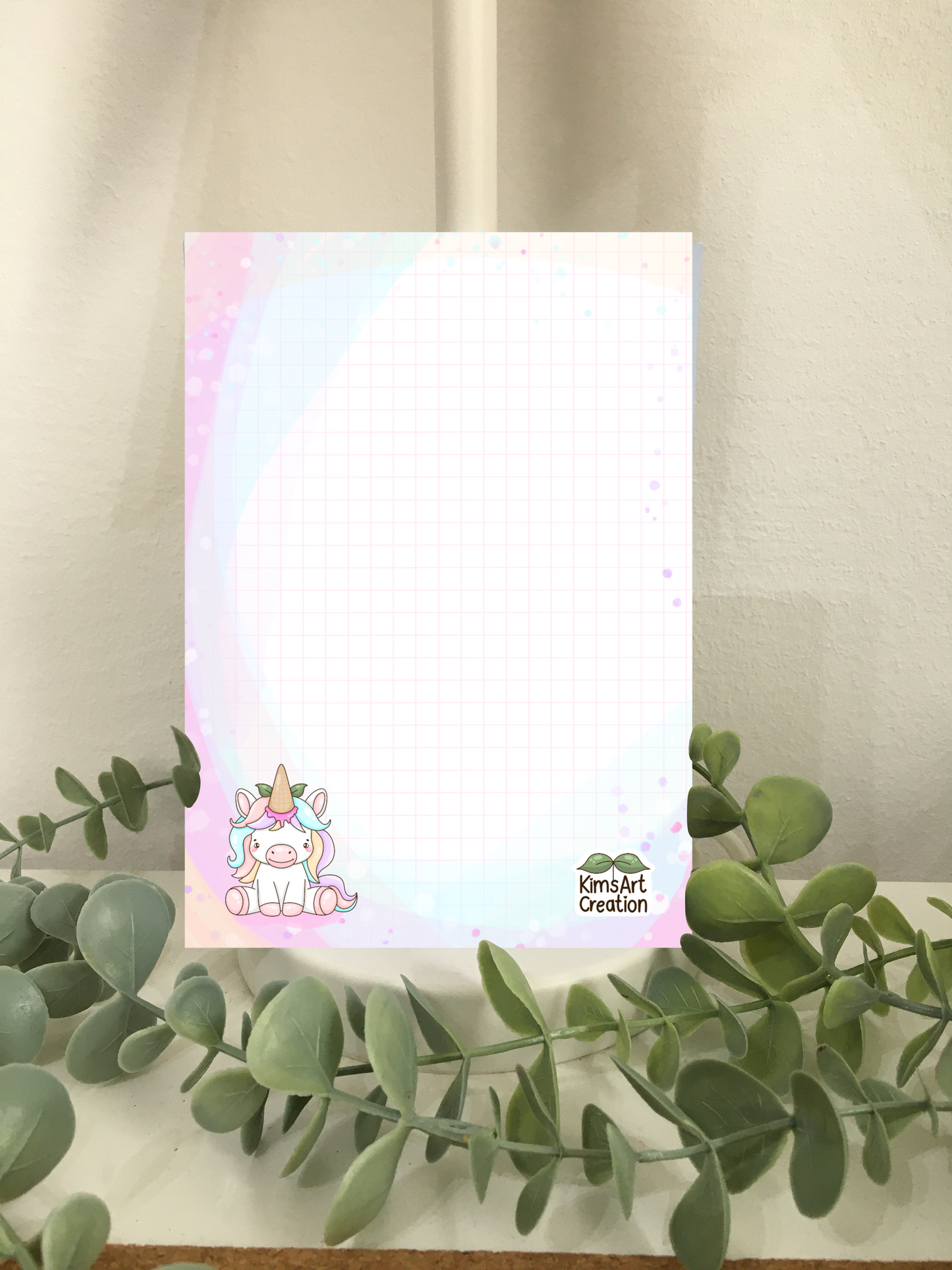 Notizblock Einhorn Sommer