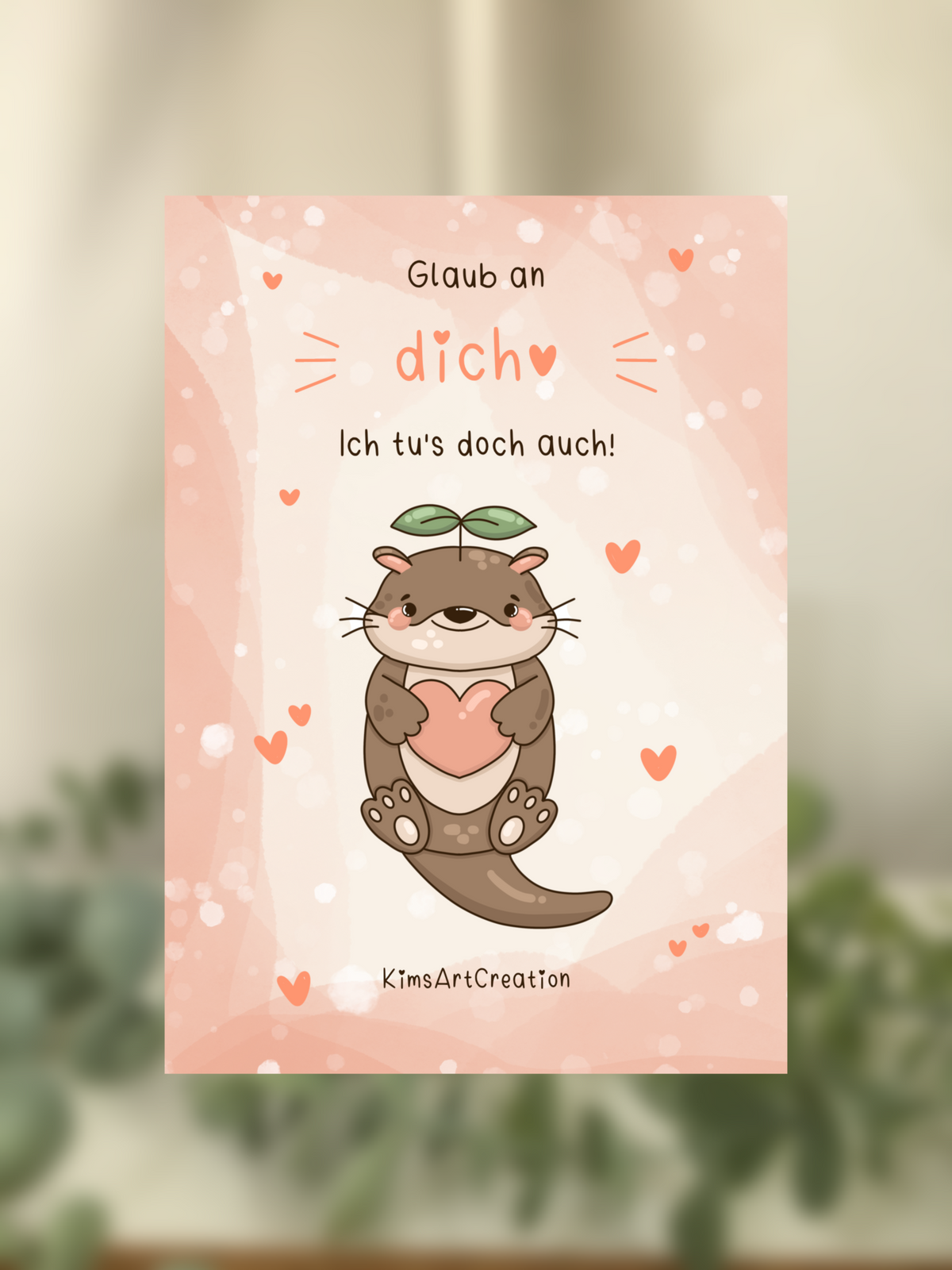 Karte Reminder Otter