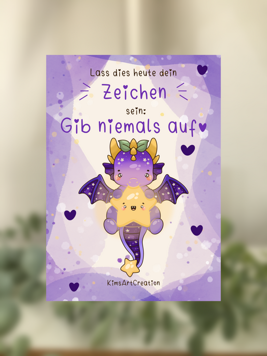 Karte Reminder Sternendrache