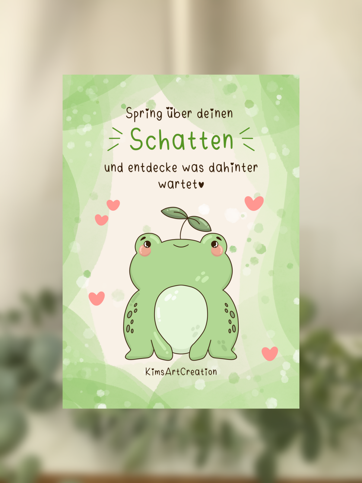 Karte Reminder Frosch