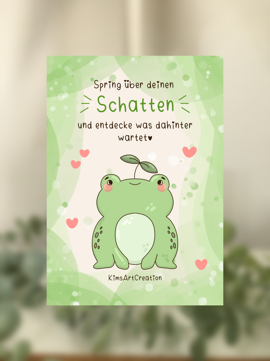 Karte Reminder Frosch