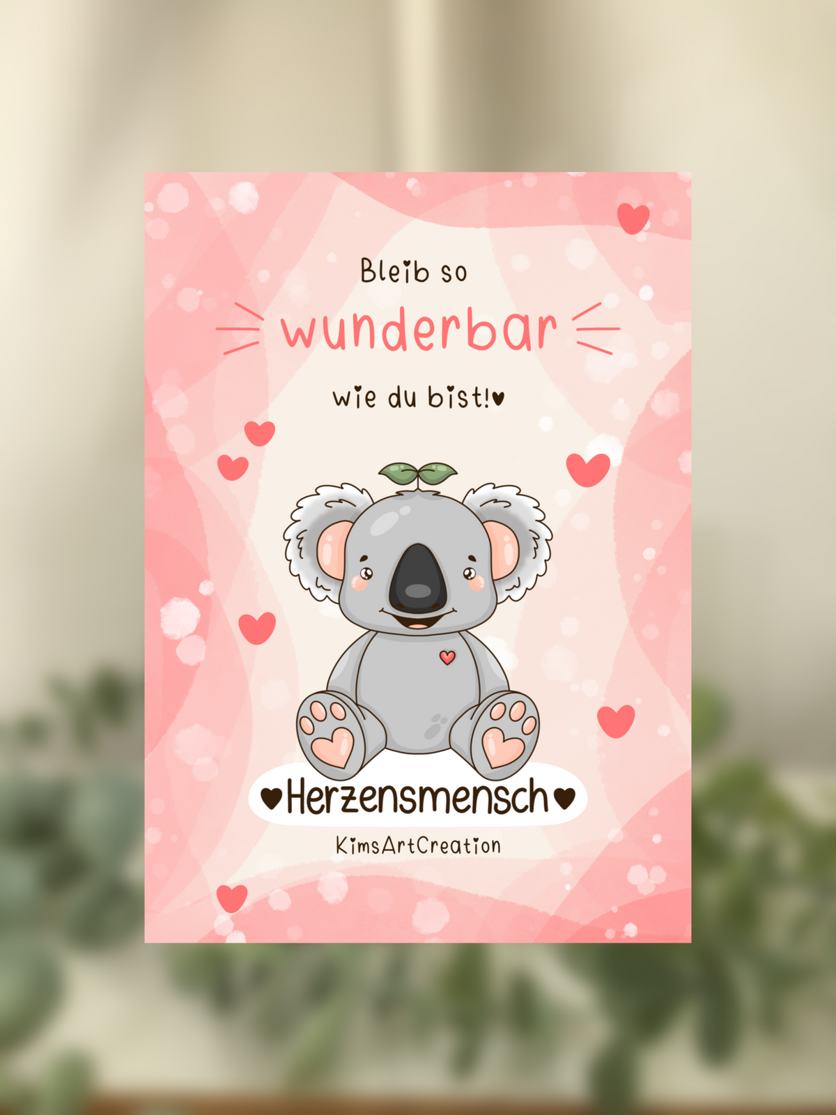 Karte Reminder Koala