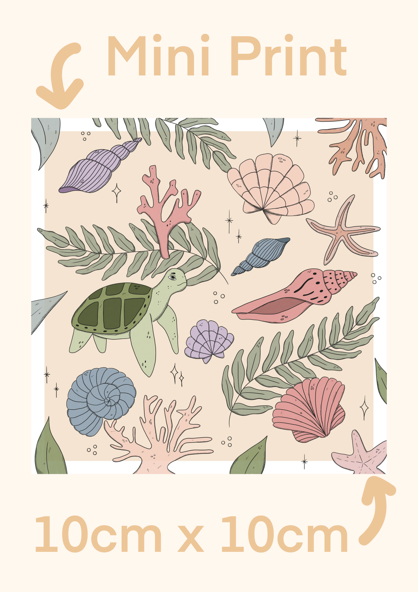 Mini Print "Meeresgrund"