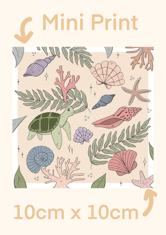 Mini Print "Meeresgrund"