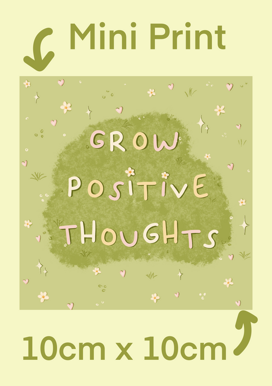 Mini Print "Positive Gedanken"
