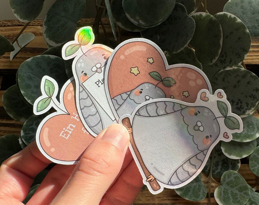 Kawaii Sticker Taube Laptop Sticker