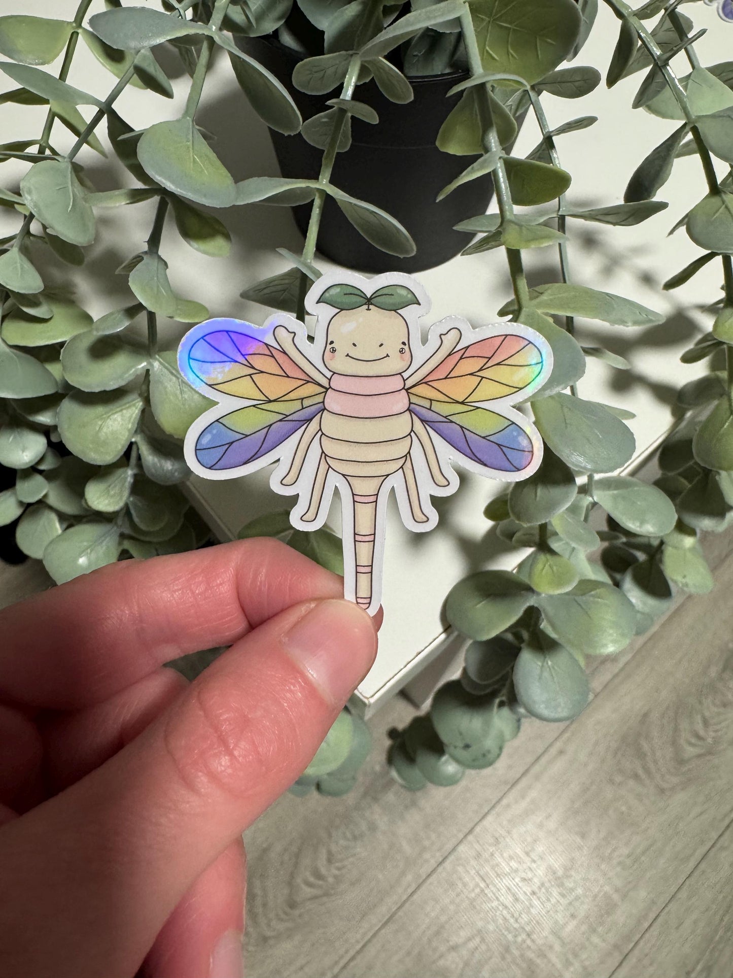 Sticker Libelle kawaii